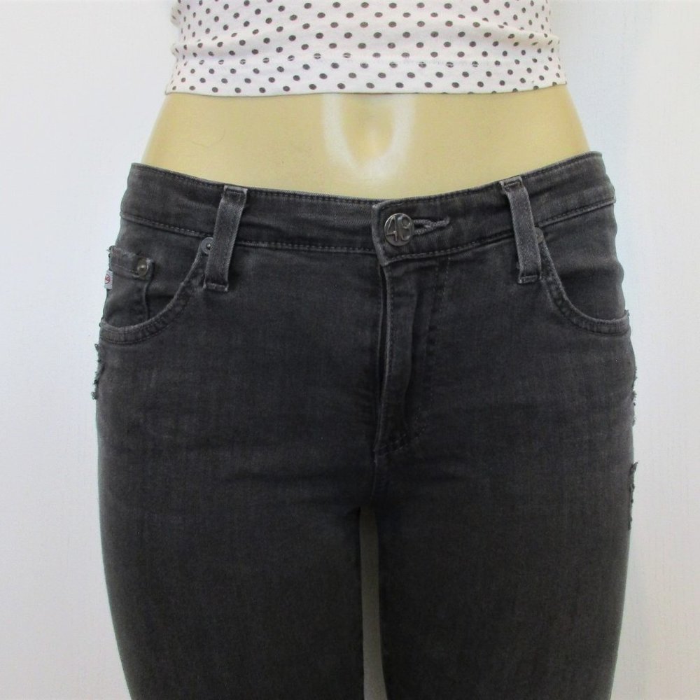 AG Adriano Goldschmied Jeans Size 29 Skinny Ankle Gray Denim the Legging - Picture 3 of 12
